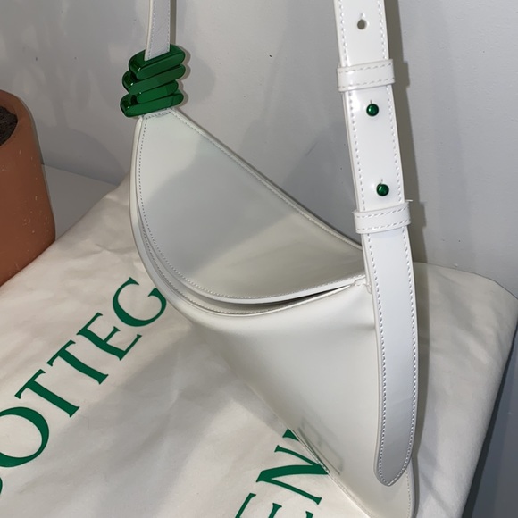 Bottega veneta white flap shoulder bag - Picture 12 of 12